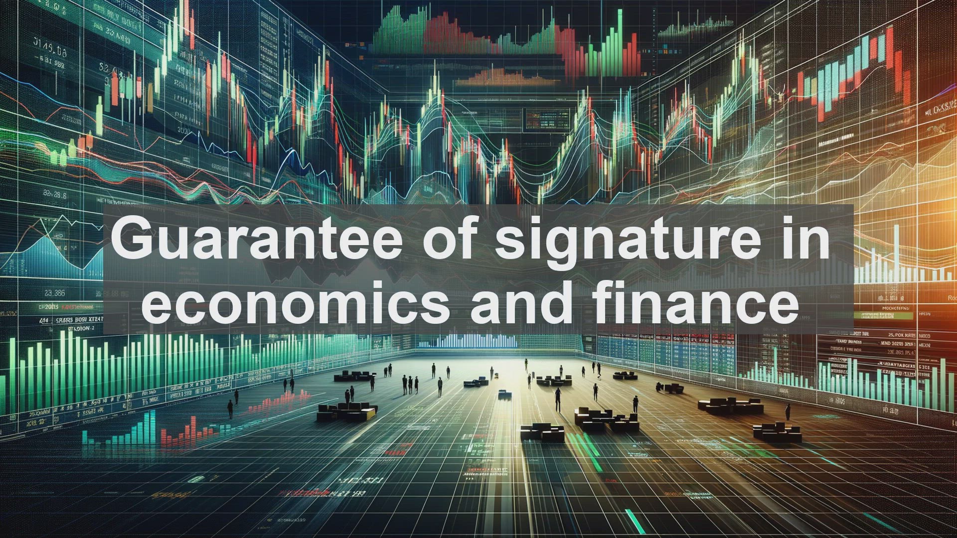 'Video thumbnail for Guarantee of signature in economics and finance'