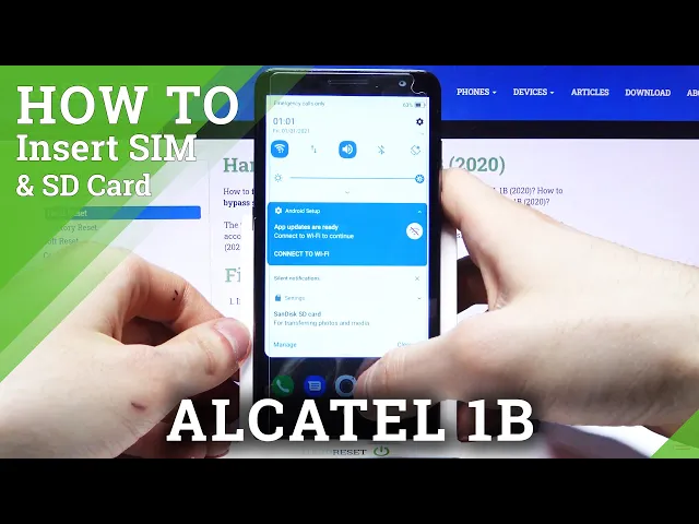 Video thumbnail for How to Insert Nano and SD Card in ALCATEL 1B – Find Cards Slots