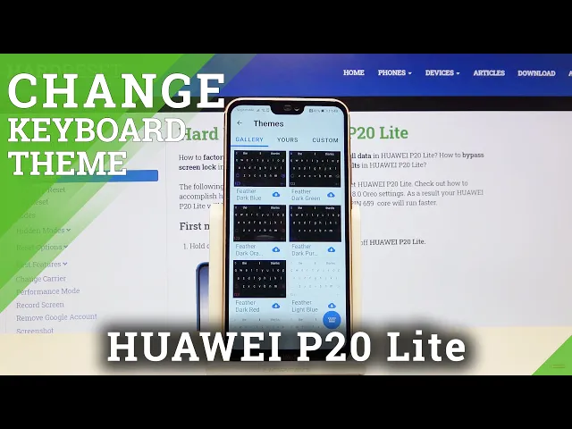 Video thumbnail for How to Change Keyboard Theme in HUAWEI P20 Lite – Change Keyboard Look
