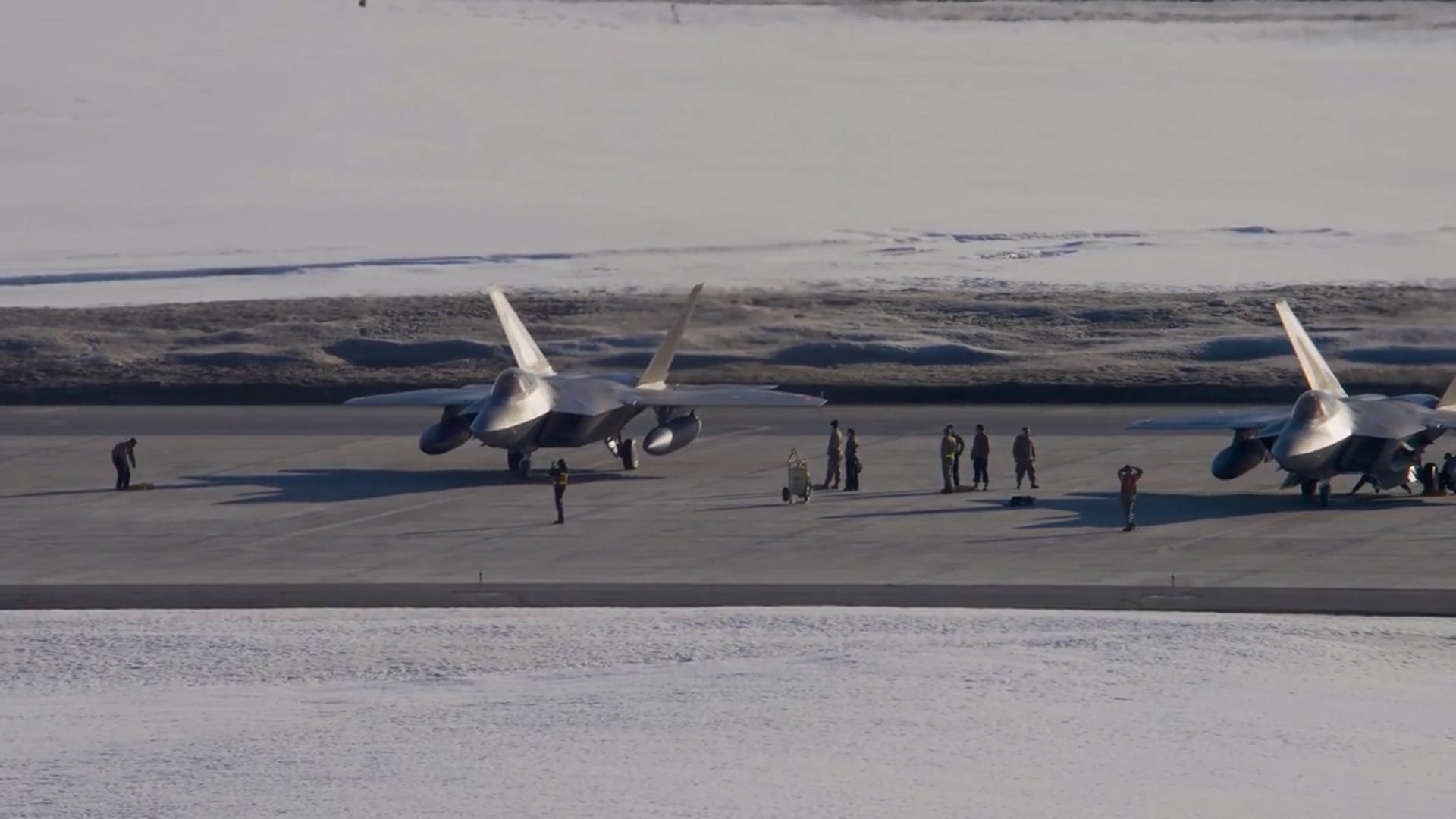'Video thumbnail for F-22 Raptors In Alaska • Exercise Polar Force 22-4'