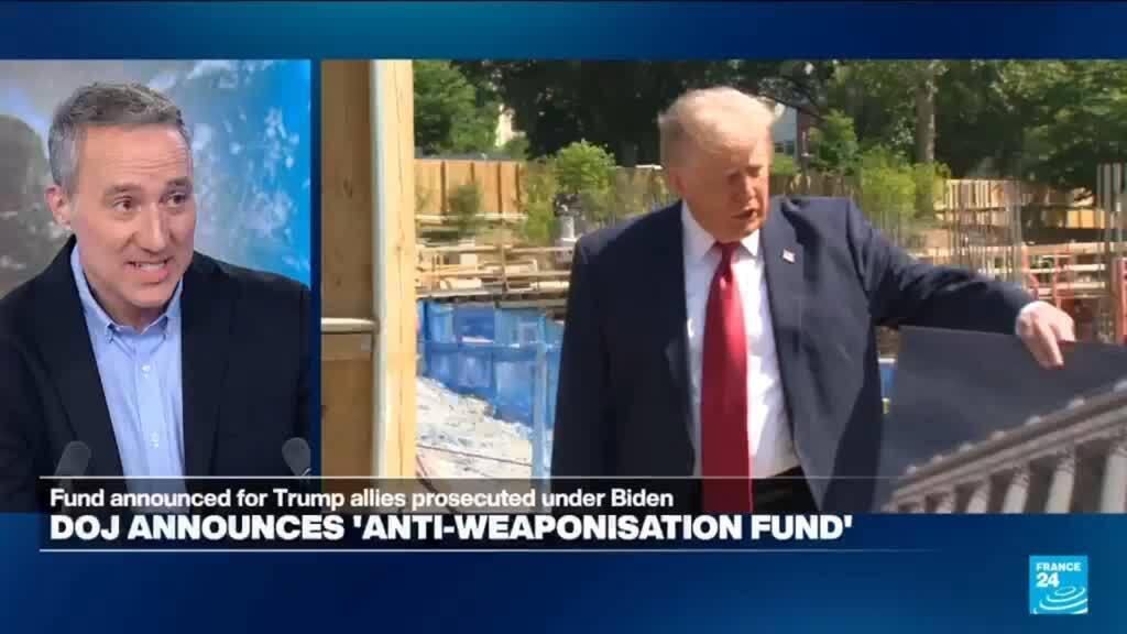 Video thumbnail for Acting US attorney general defends fund for prosecuted Trump allies