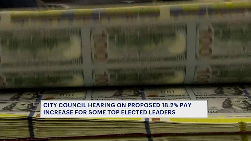 Video thumbnail for NYC Council weighs first salary hike for top elected officials since 2016
