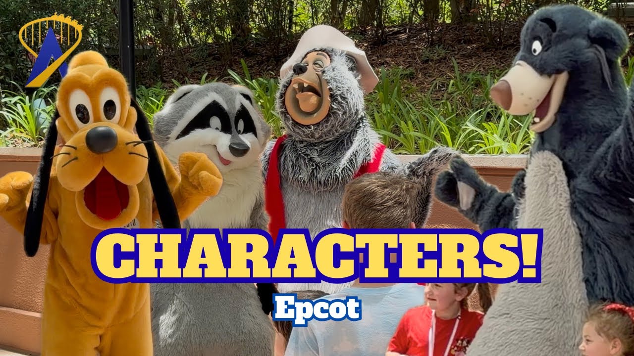 Video thumbnail for We Spotted Rare Characters For Epcot! Big AL, Baloo and more!