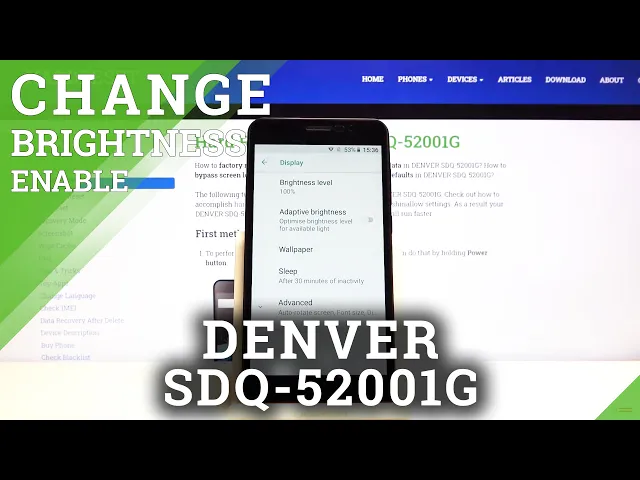 Video thumbnail for How to Turn On Adaptive Brightness – Auto-Brightness on DENVER SDQ-52001G