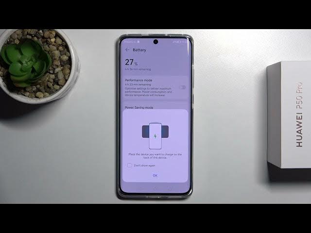 Video thumbnail for How to Manage Wireless Power Sharing in HUAWEI P50 Pro – Share Battery Percentage