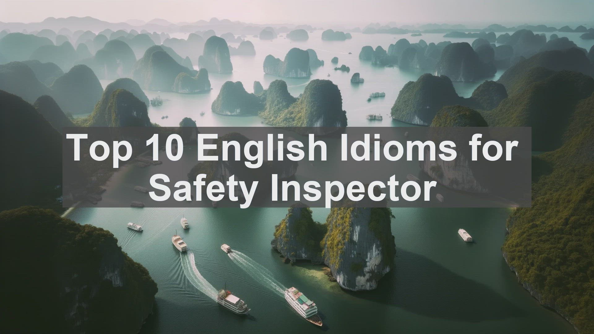'Video thumbnail for Top 10 English Idioms for Safety Inspector'