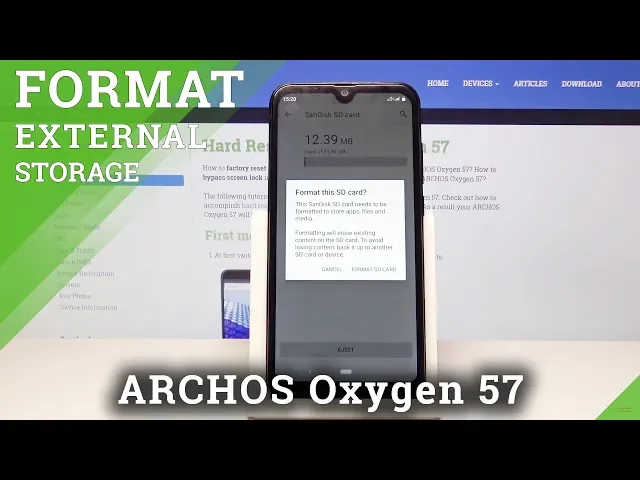 Video thumbnail for How to Repair Memory Card in ARCHOS Oxygen 57 - Format SD Card