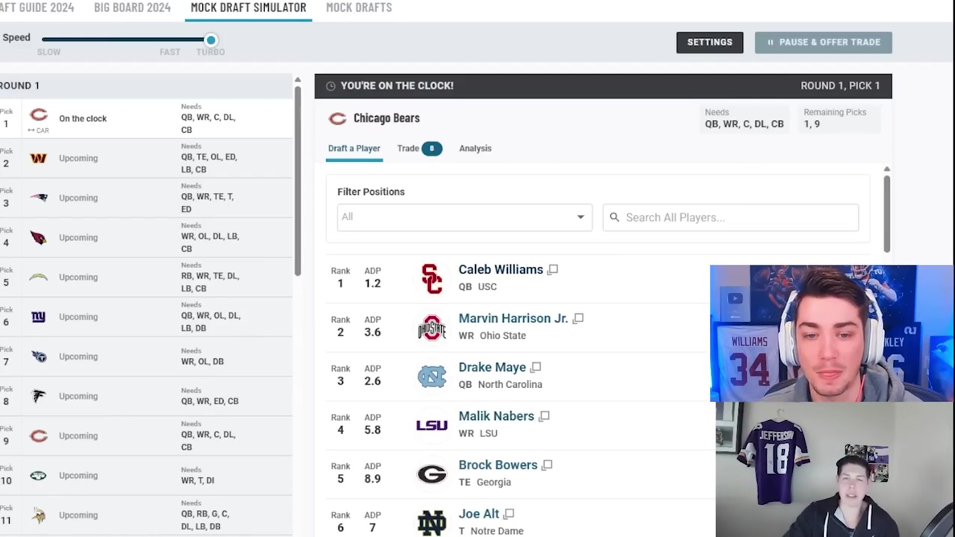 Video thumbnail for 2024 NFL Mock Draft Post Combine (Ft. Bengal)