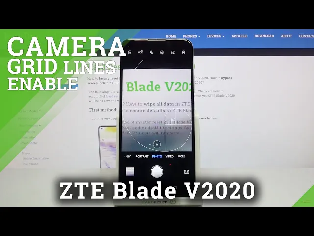 Video thumbnail for How to Manage Grid Lines in ZTE Blade V2020 -  Add Grid Lines Feature