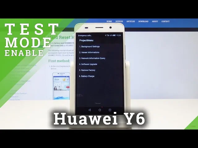 Video thumbnail for How to Enter Project Menu in Huawei Y6 - Test Mode / Engineering Mode