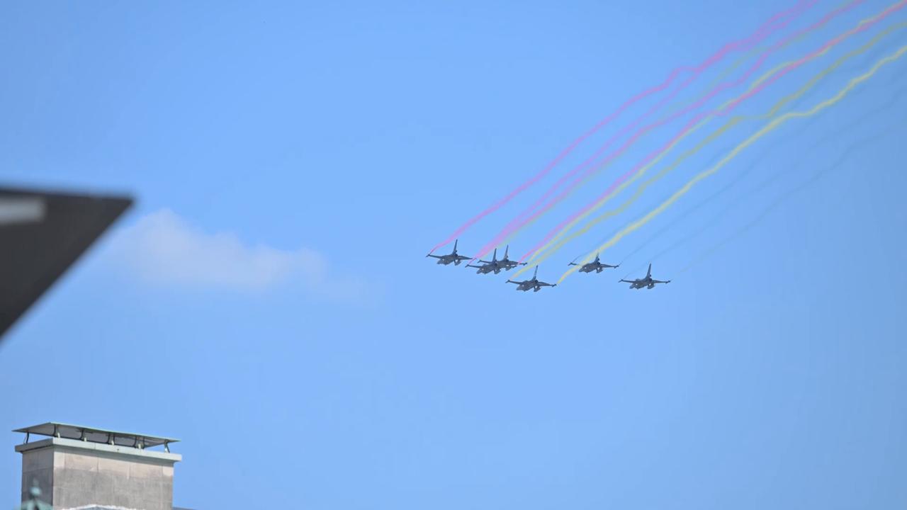 Video thumbnail for Belgium: Belgium marks 195th National Day with military parade in Brussels.
