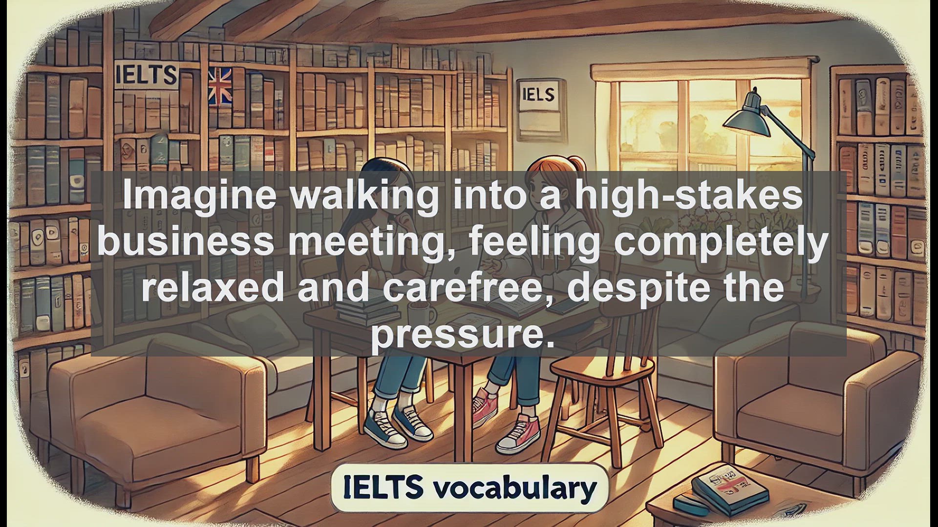 'Video thumbnail for 2000 Must Know IELTS 9.0 Vocabulary - Insouciant: The Art of Carefree Confidence'