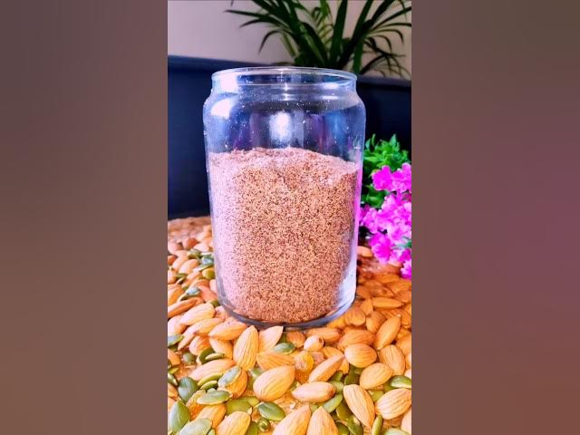 Video thumbnail for Calcium rich Ragi almond health mix for kids