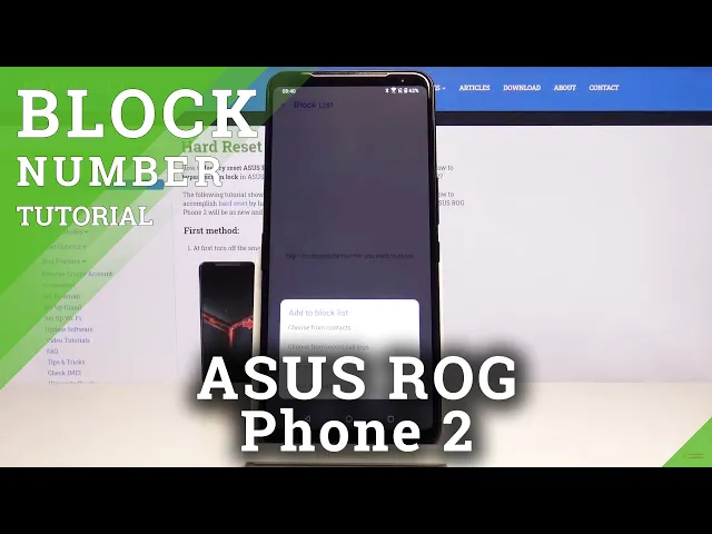 Video thumbnail for How to Block Number in ASUS ROG Phone 2 – Create Blacklist