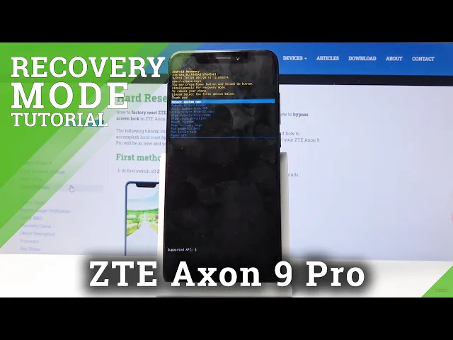 Video thumbnail for How to Unlock Recovery Mode in ZTE Axon 9 Pro – Enter Hidden Android Mode