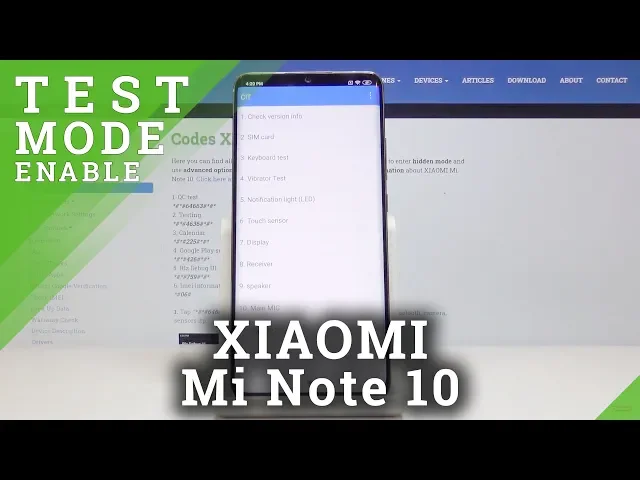 Video thumbnail for How to Enter Test Mode in XIAOMI Mi Note 10 – Check Device Hardware