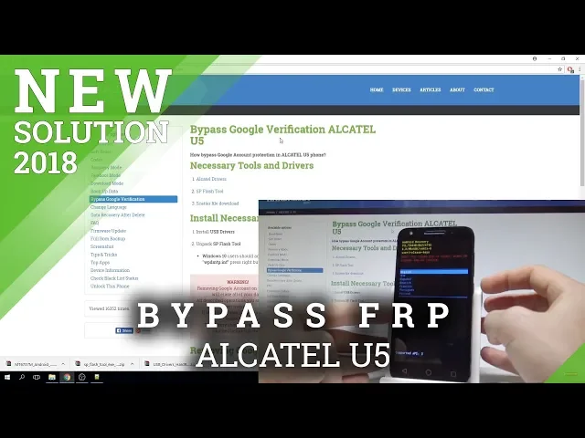 Video thumbnail for How to Bypass Google Verification in ALCATEL U5 - Unlock FRP |HardReset.info