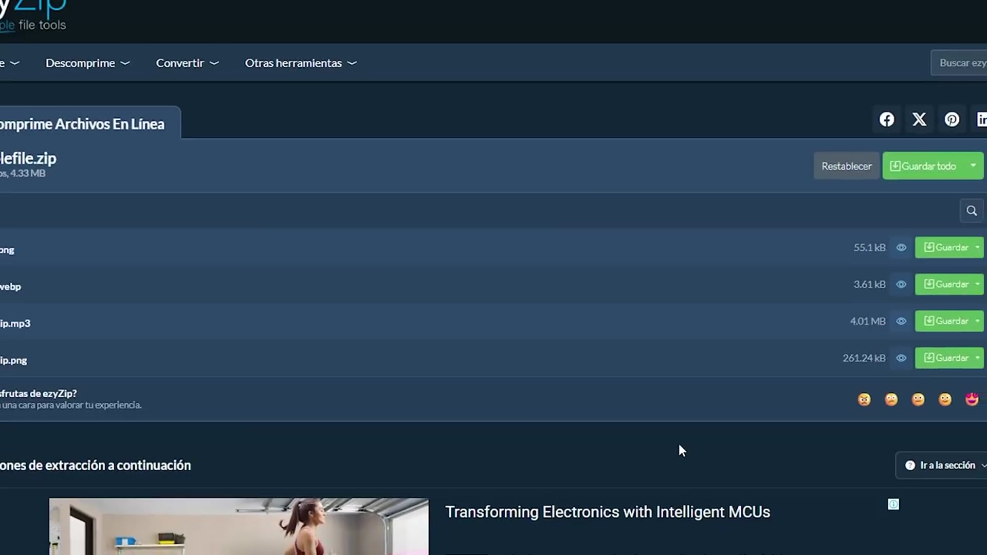 Video thumbnail for 📦 Cómo Extraer Archivos con EzyZip en Línea Gratis | Sin Necesidad de Instalar Software