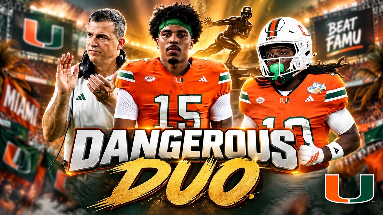 Video thumbnail for Miami ROLLS FAMU - And Looks DANGEROUS With TWO Heisman Candidates?!