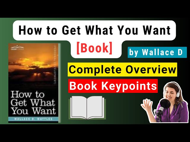 'Video thumbnail for How to Get What You Want by Wallace D'