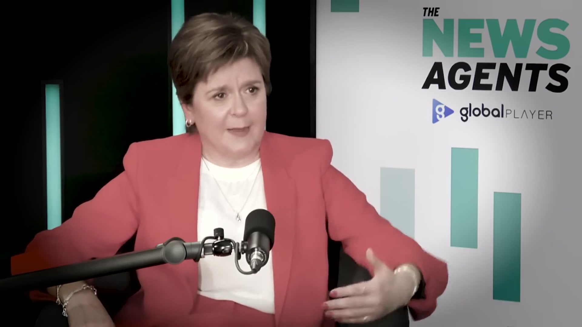 'Video thumbnail for Nicola Sturgeon’s message to Keir Starmer - Stop making Nigel Farage the next PM'