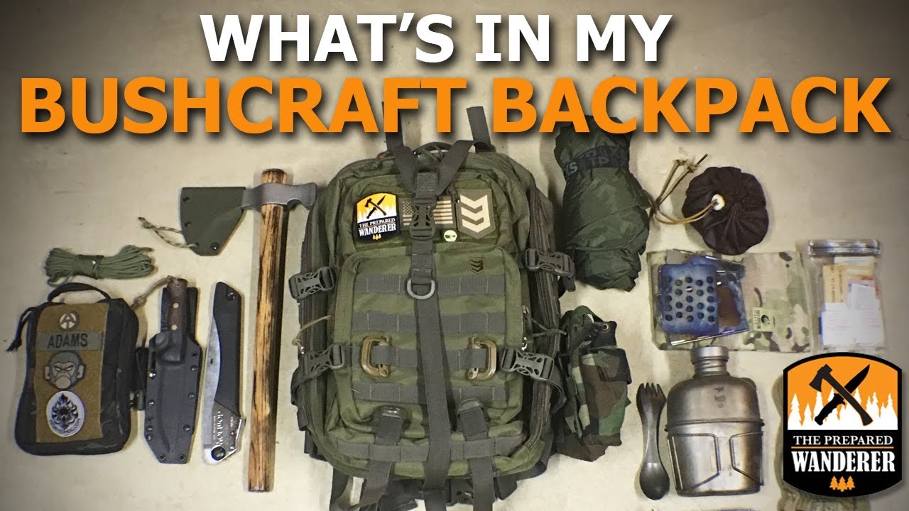 Video thumbnail for What's In My Bushcraft Backpack. How To Outfit Your Bushcraft Backpack!