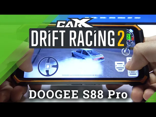 Video thumbnail for Test Game CarX Drift Racing on Doogee S88 Pro | MediaTek Helio P70 | 6 GB RAM | Gameplay - FPS Check