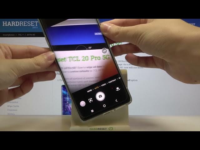 Video thumbnail for How to Switch On/Off  Camera Leveler in TCL 20 Pro 5G -  Use Photo Stabilization