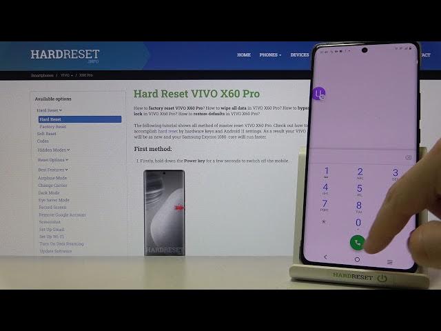 Video thumbnail for How to Pick Up an Incoming Call – VIVO X60 Pro