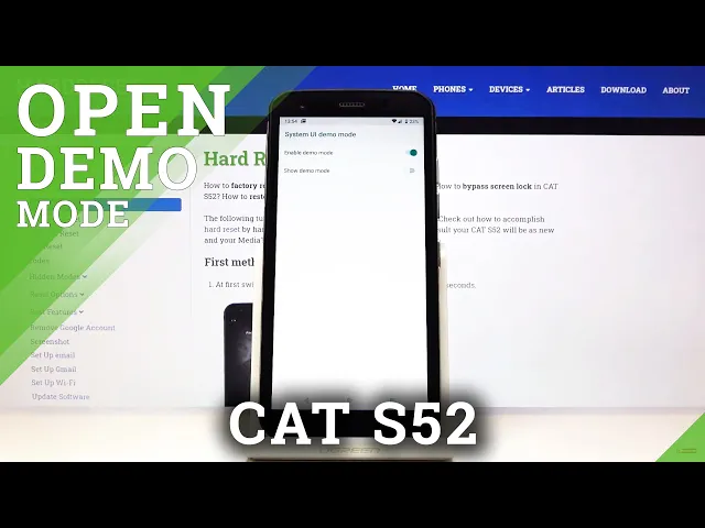 Video thumbnail for DEMO Mode in CAT S52 – Enter Floor Mode / Kiosk Mode