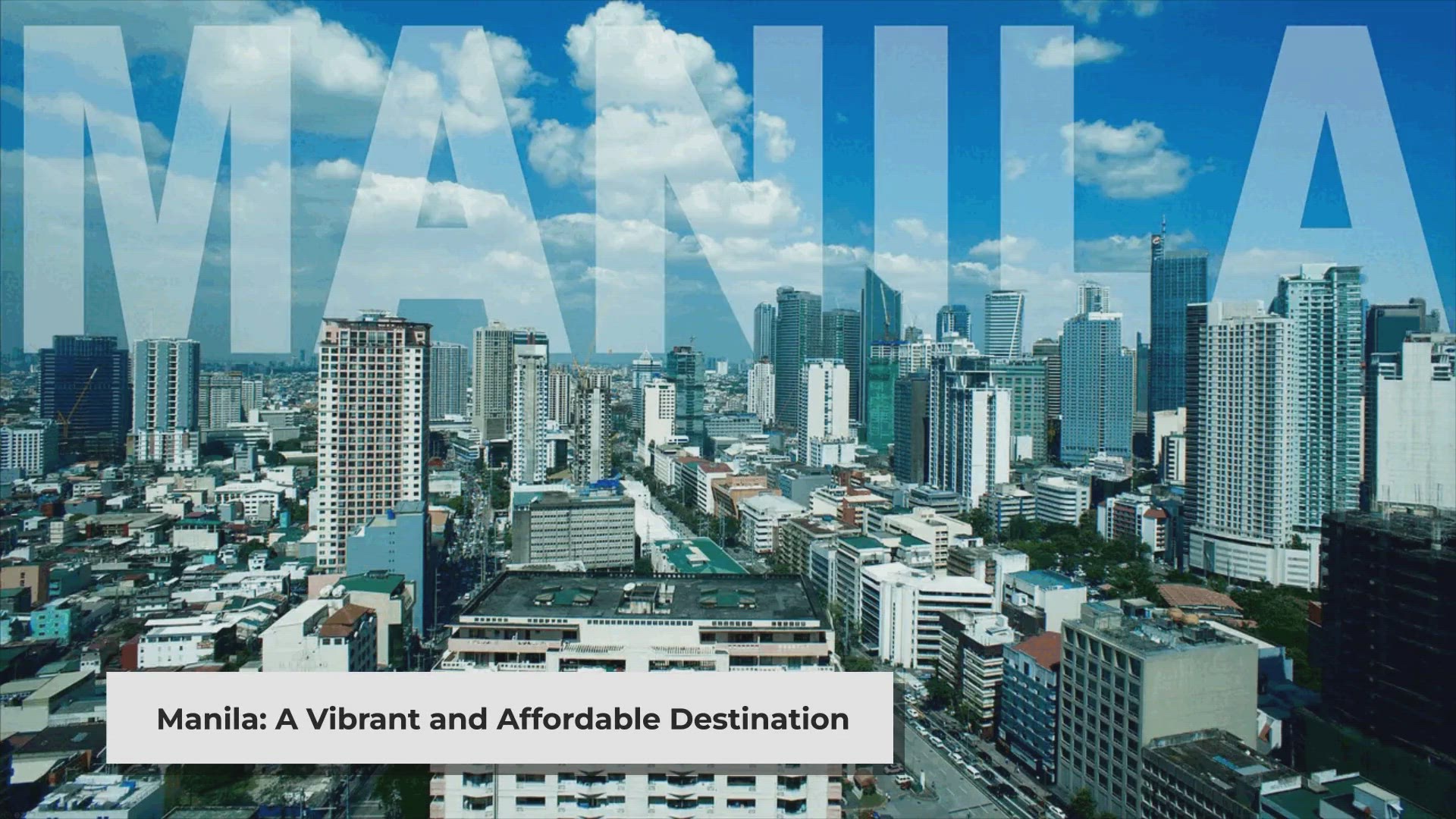 Video thumbnail for Manila Travel Guide On A Budget