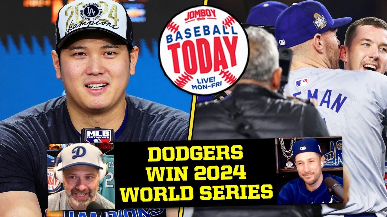 Video thumbnail for Shohei Ohtani and Dodgers win 2024 World Series | Baseball Today
