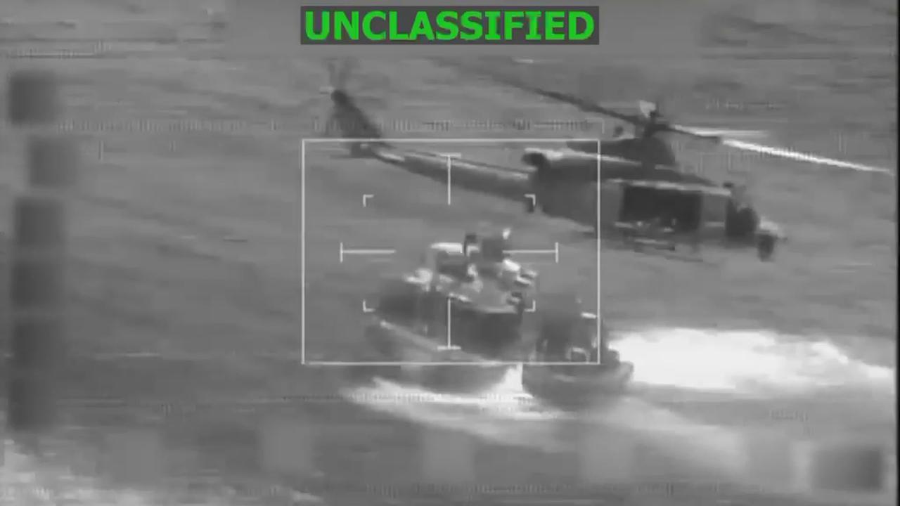 Video thumbnail for US: U.S. Forces Sink Narco Terrorist Refueling Vessel After Pacific Interdiction.