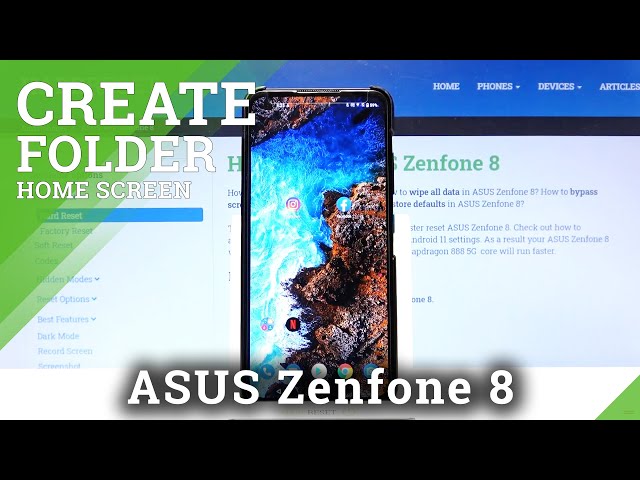 Video thumbnail for How to Create Folders on Home Screen in Asus Zenfone 8? Customize Home Screen