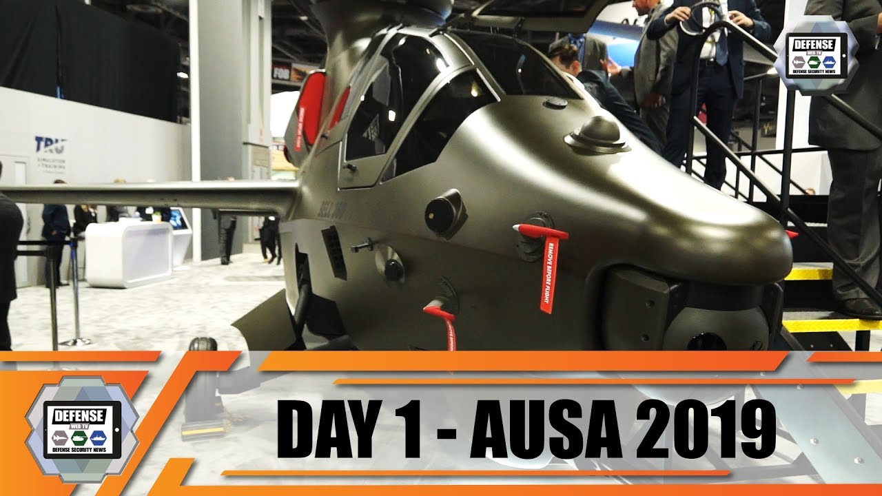 Video thumbnail for AUSA 2019 News Show Daily Association of United States Army Defense Exhibition Washington DC Day1