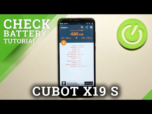 Video thumbnail for How to Check Battery Info in CUBOT X19 S – Use Ampere App