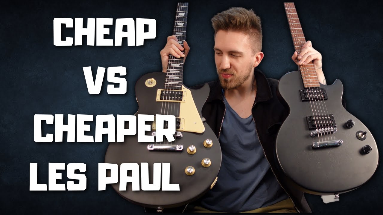 Video thumbnail for CHEAP vs CHEAPER Les Paul (Epiphone LP Special VE vs Harley Benton SC-400)