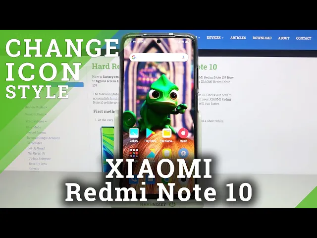 Video thumbnail for How to Change Icon Style on XIAOMI Redmi Note 10 – Customize Icons