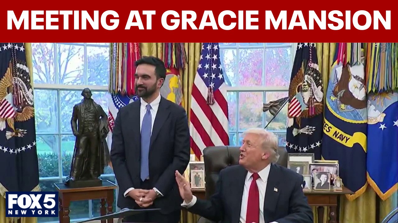 Video thumbnail for UN General Assembly 2026: Trump-Mamdani meeting at Gracie Mansion, NYC gridlock, heavy security