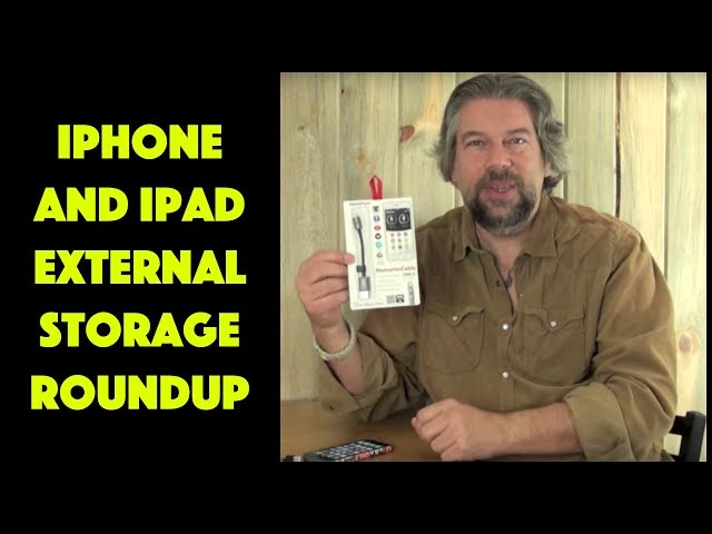 Video thumbnail for iPhone and iPad External Storage Solutions Roundup and Review