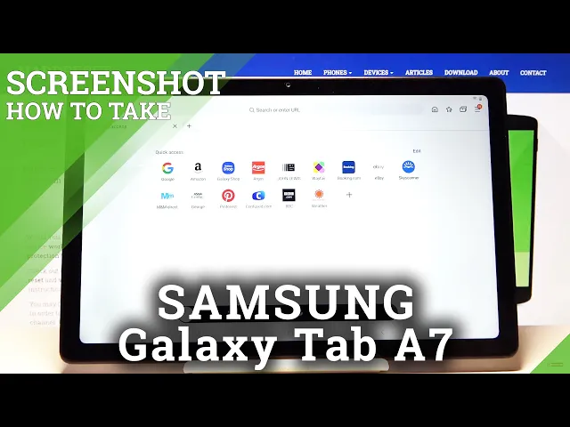 Video thumbnail for How to Capture Screen in Samsung Galaxy Tab A7 - Take a Screenshot