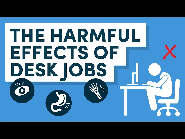 'Video thumbnail for Sitting at Work: How to Overcome the Harmful Effects of a Desk Job'
