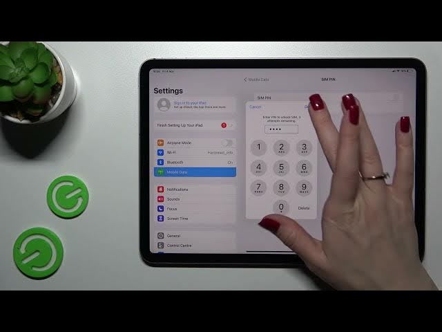 Video thumbnail for How to Turn Off the SIM Lock Function on the iPad Pro 4th Gen (2022) - Remove the SIM Card PIN Code