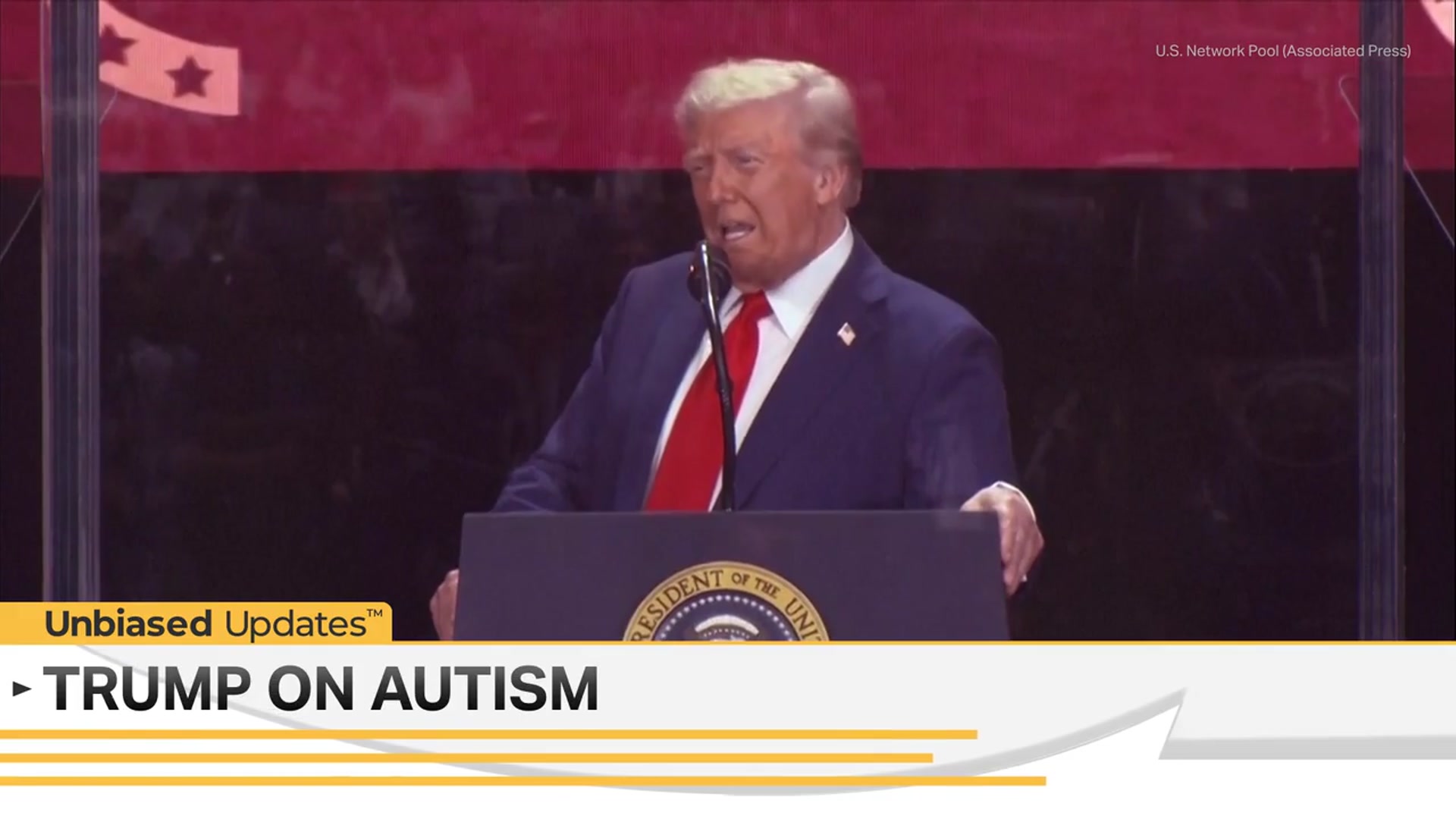 'Video thumbnail for Trump honors Charlie Kirk in Arizona, prepares 'historic' autism announcement: Unbiased Updates, Sept. 22, 2025'