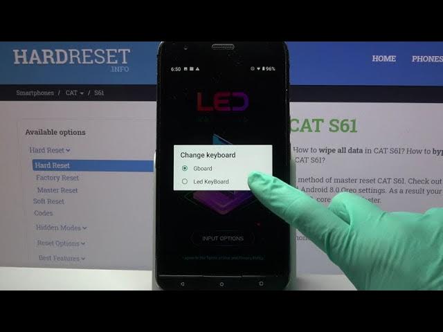 Video thumbnail for How to Get LED Keyboard Theme in CAT S61?