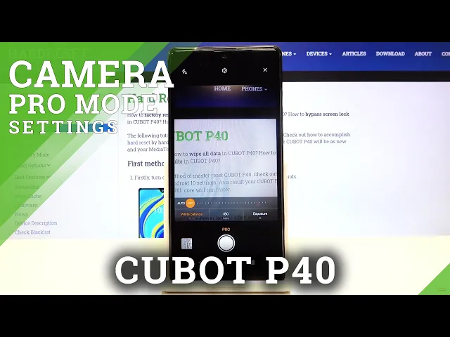 Video thumbnail for How to Use Camera Pro Mode on CUBOT P40 – Professional Camera Features