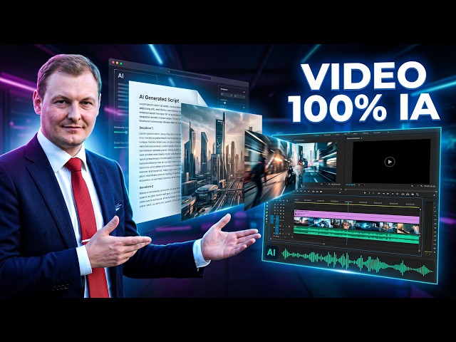 Video thumbnail for FlexClip : créer une vidéo IA complète avec images, vidéo et voix