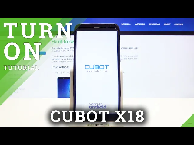 Video thumbnail for CUBOT X18 - How to Switch On & Activate Device