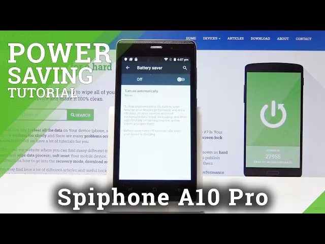 Video thumbnail for How to Extend Battery Life in Spihone A10 Pro - Power Saving Mode