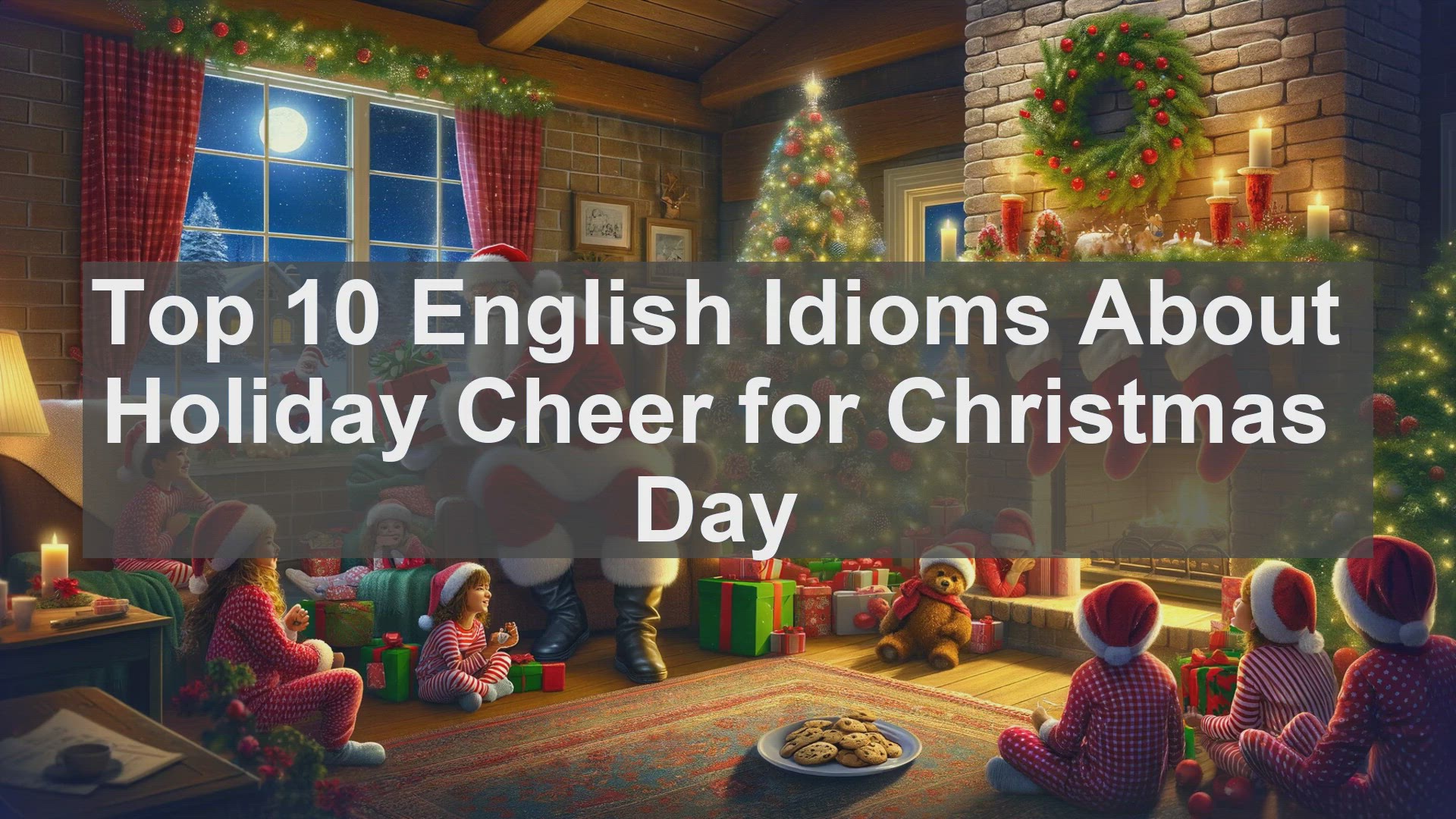 'Video thumbnail for Top 10 English Idioms About Holiday Cheer for Christmas Day'